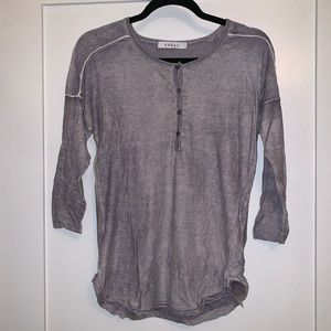 Kokun Overdye Bamboo Cashmere Henley Sweater